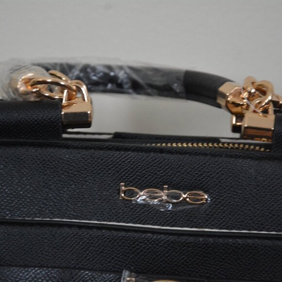 bebe Alex Small Satchel With Credit Card Organizer NWT - Picture 3 of 13